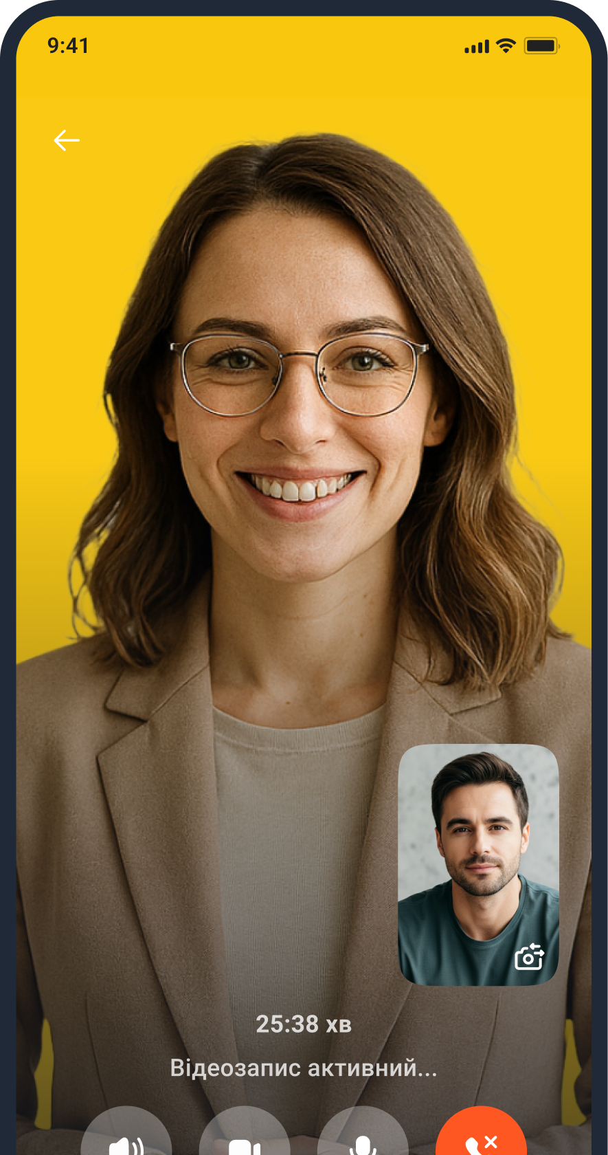 Відеодзвінок між клієнтом та психологом